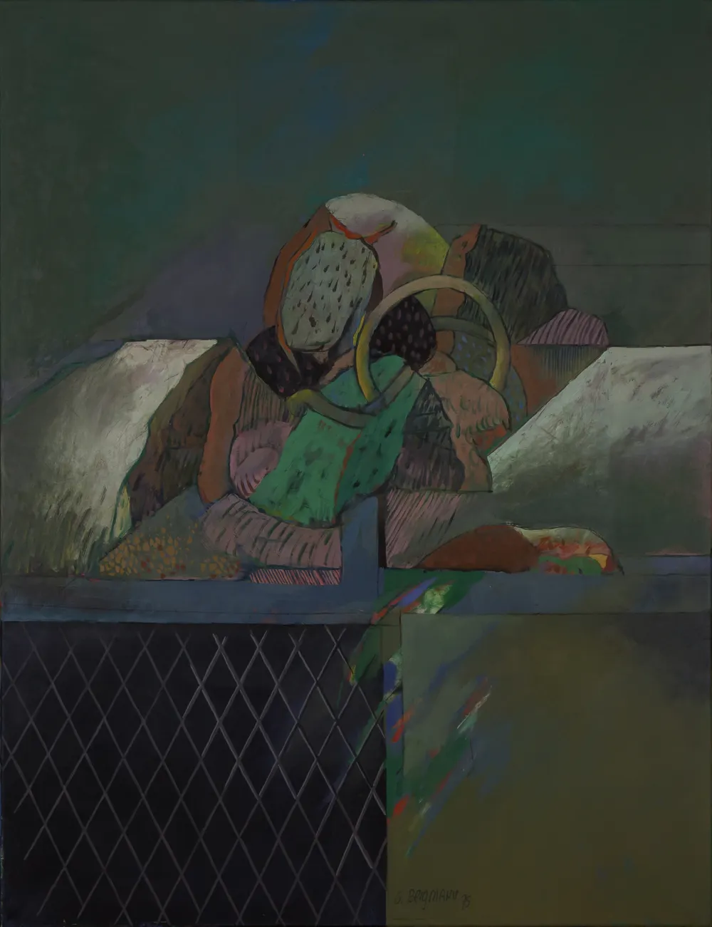 GB-M1155 – Bergmann Bergmann: Steine und Gitter, 1975