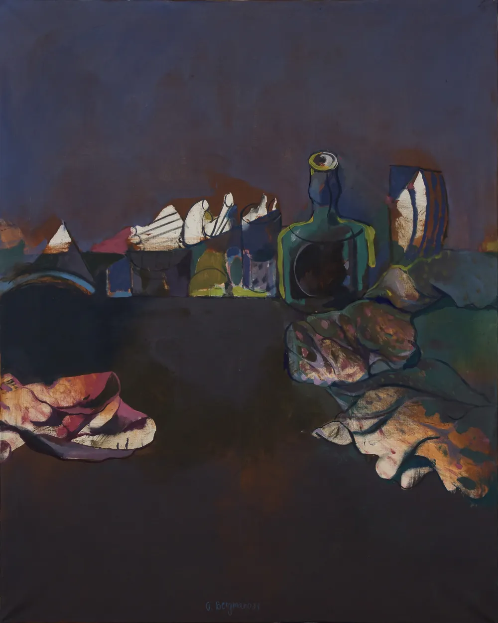 GB-M1118 – Bergmann Bergmann: Stilleben mit Flasche, undatiert