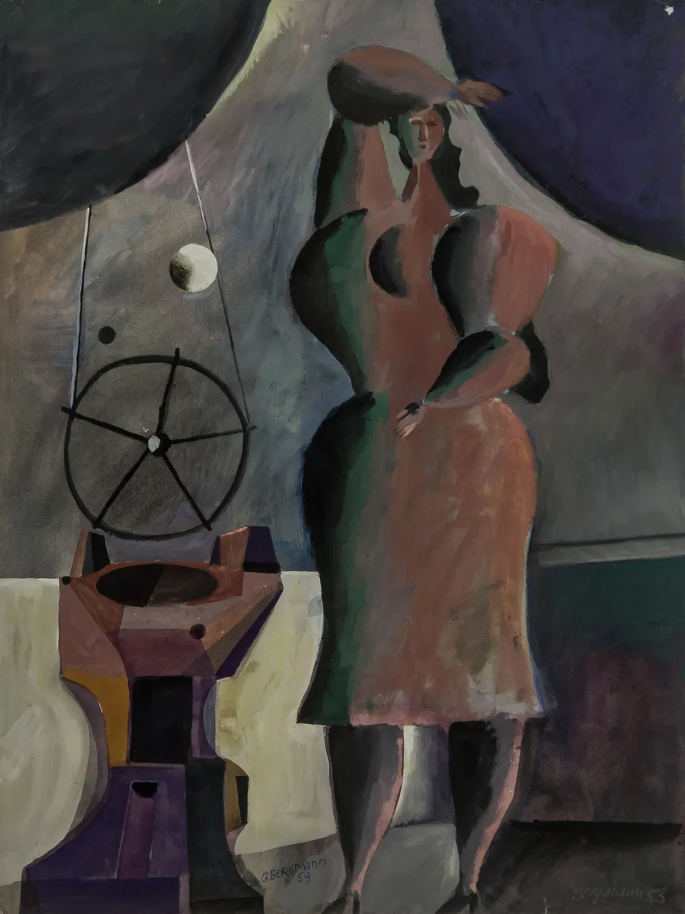 GB-P1025 – Bergmann Bergmann: ohne Titel, 1953