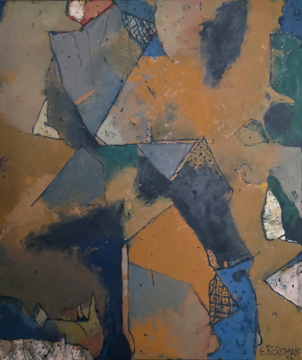 GB-M1203 – Bergmann Bergmann: Ocker-Blau, 2003