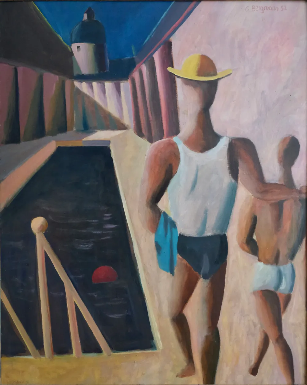 GB-M1176 – Bergmann Bergmann: In der Badeanstalt, 1952