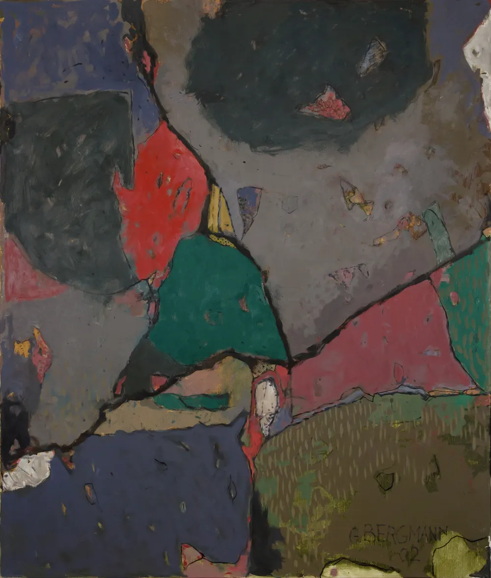 GB-M1166 – Bergmann Bergmann: Farbfelder auf Grau, 2002