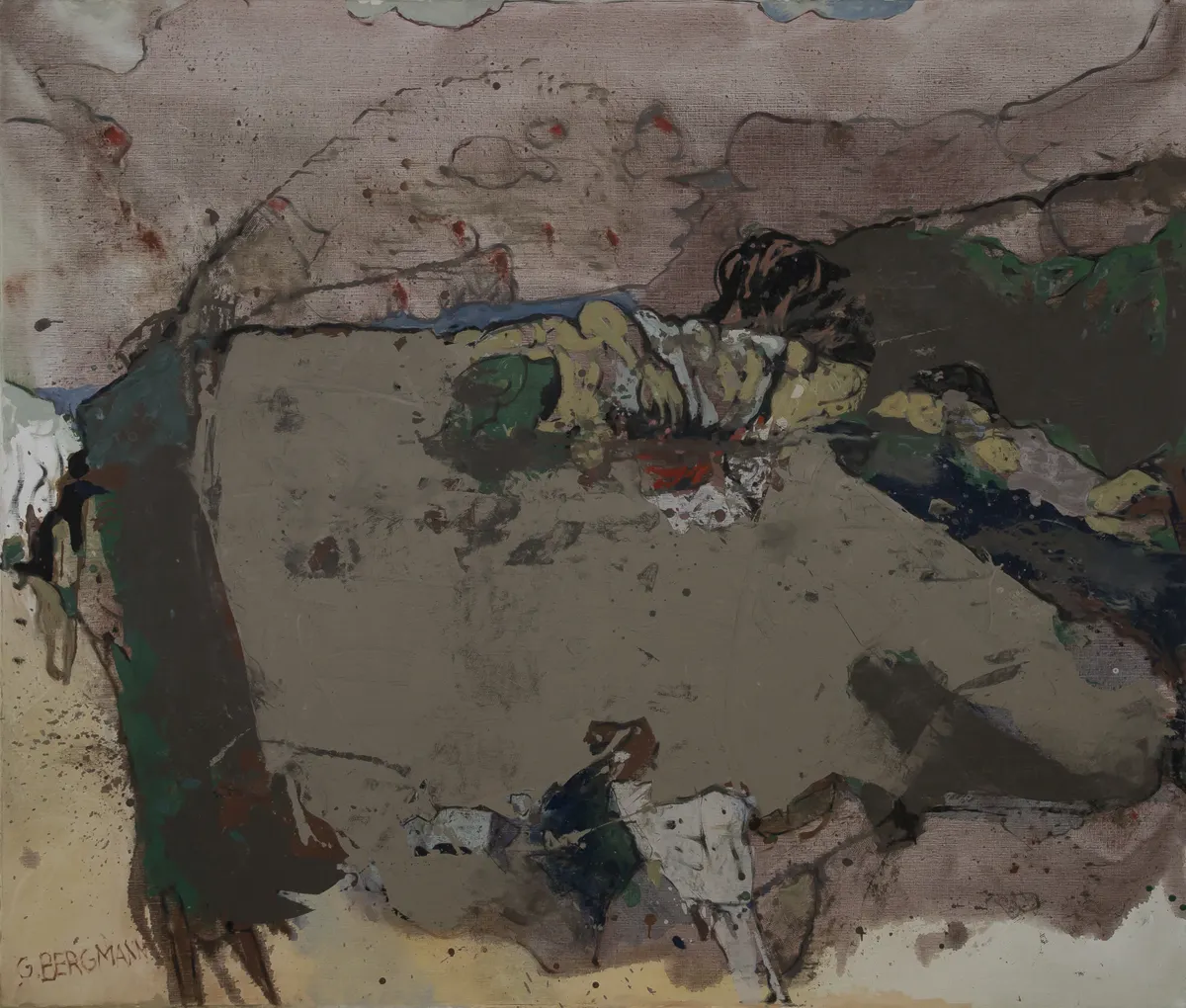 GB-M1129 – Bergmann Bergmann: Zerstörte Landschaft, 2002