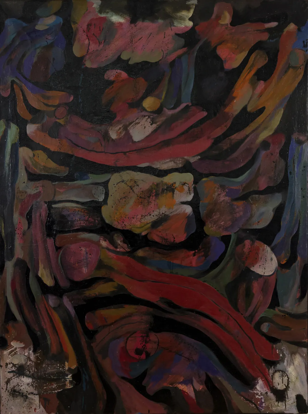 GB-M1093 – Bergmann Bergmann: Strömungen um zentralen Punkt, undatiert