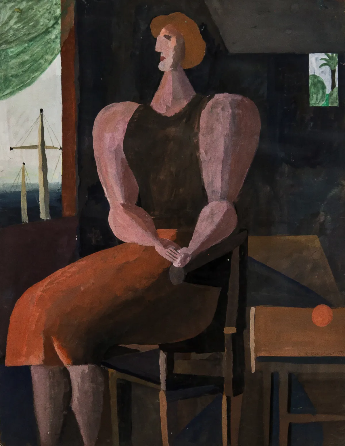 GB-P1023 – Bergmann Bergmann: ohne Titel, 1953