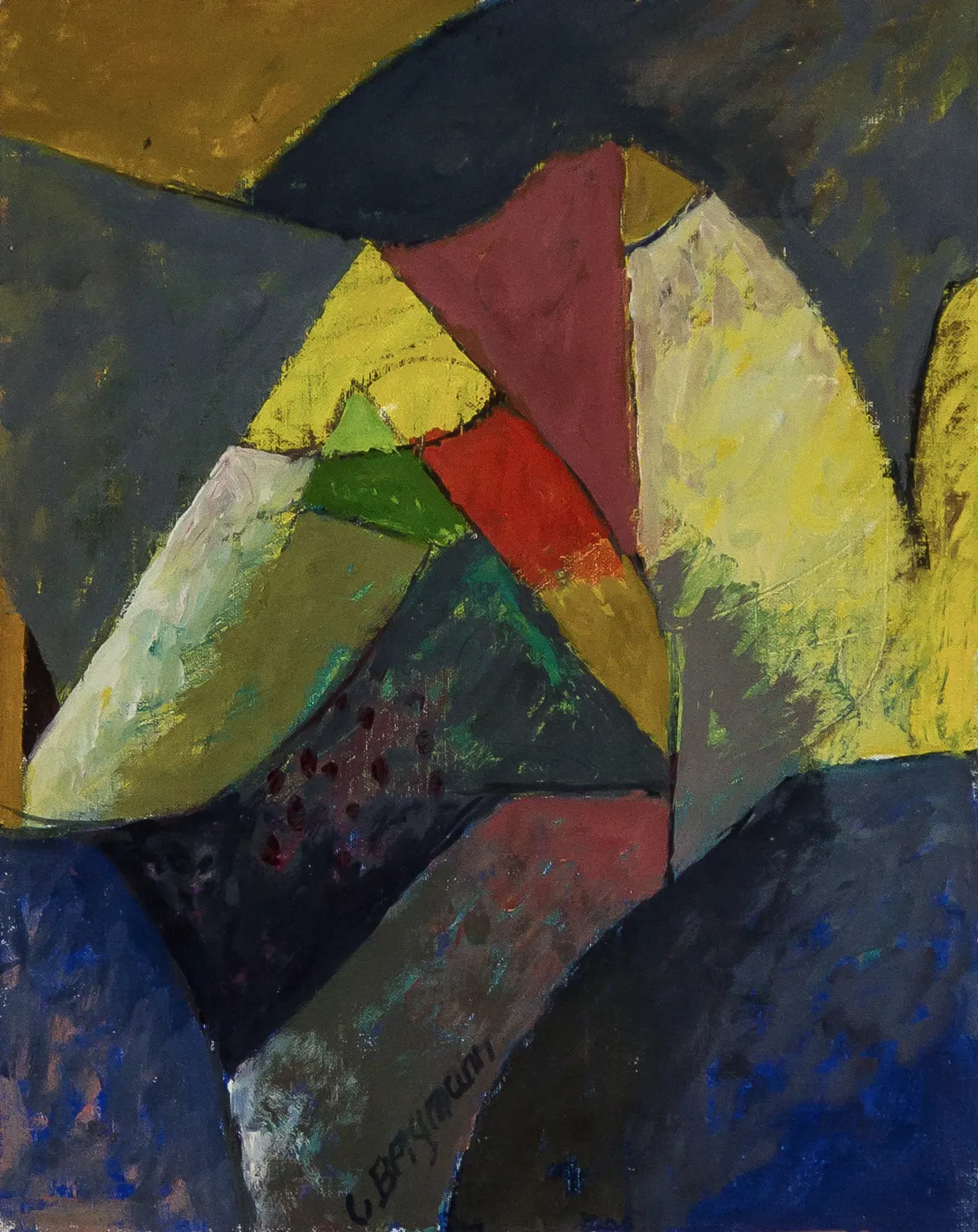 GB-M1008 – Bergmann Bergmann: Ohne Titel, ca. 1988